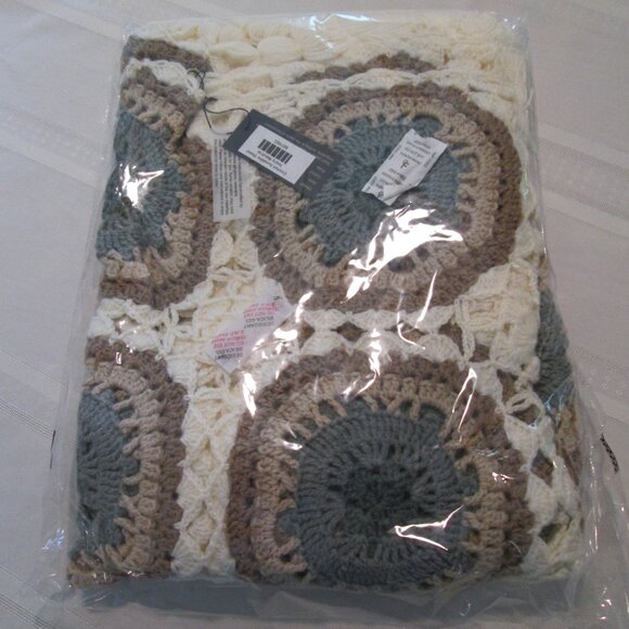 🌞 Sunshine Shawl by Saachi Hand Crocheted Elegance from India - Picture 13 of 14